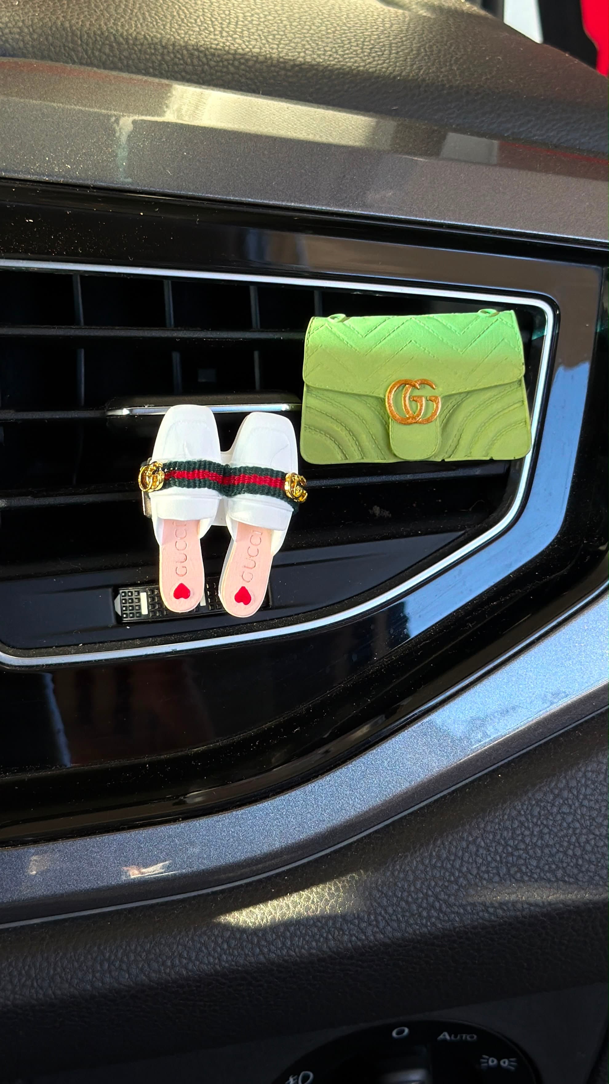 The Gucci Slide Car Diffuser Clip